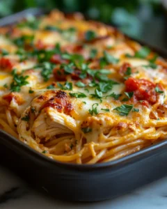 Irresistible Spicy Southern Chicken Spaghetti Casserole Cheesy Southern Classic 32 0 1 2