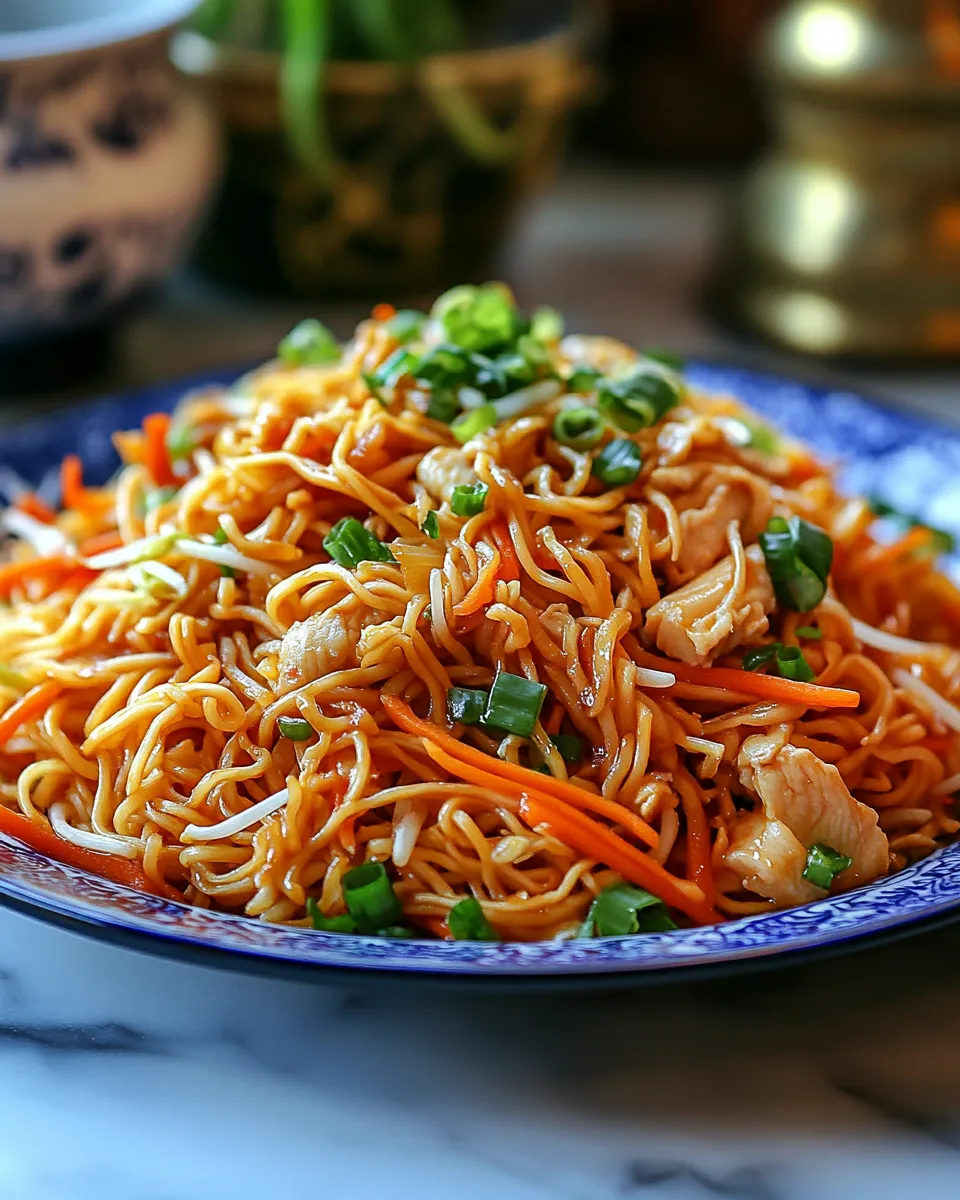 Authentic Chow Mein Restaurant Style Noodles