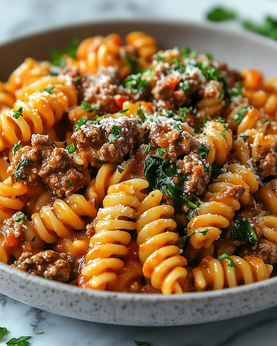 Ultimate Creamy High Protein Beef Pasta Muscle Fuel Meal
