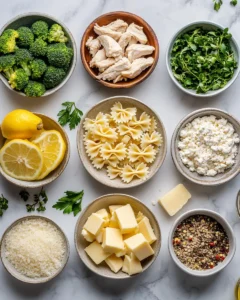 Ultimate Cowboy Butter Lemon Bowtie Chicken Pasta with Broccoli 32 0 2 1