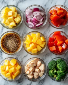 Mouthwatering Hawaiian Chicken Sheet Pan 37 0 2 6 2