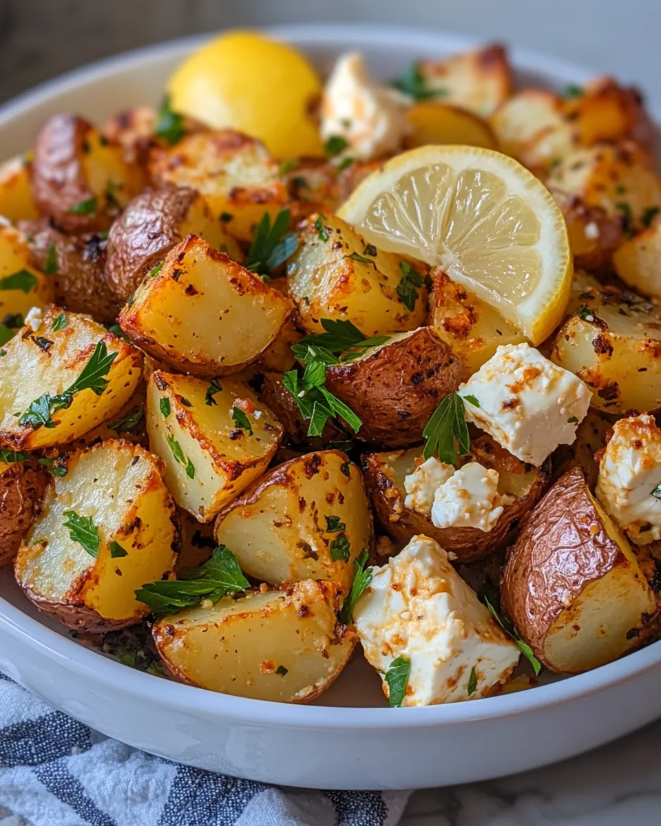 Ultimate Baked Feta Potatoes Flavor Packed Side