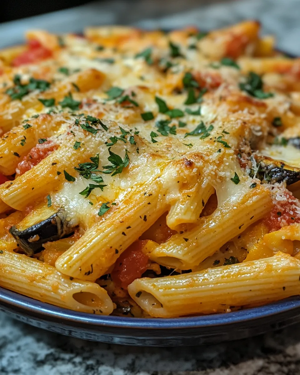 Irresistible Mediterranean Vegetable Pasta Bake