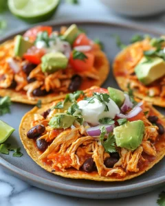 Irresistible Rotisserie Chicken Tostadas: A Crispy Flavor Fiesta 35 0 3 10 1