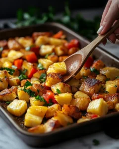 Mouthwatering Hawaiian Chicken Sheet Pan 38 0 3 11 1