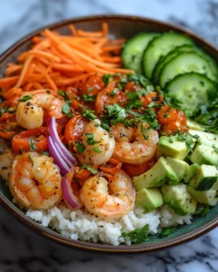 Quick Shrimp and Avocado Summer Bowl 35 0 3 12 2