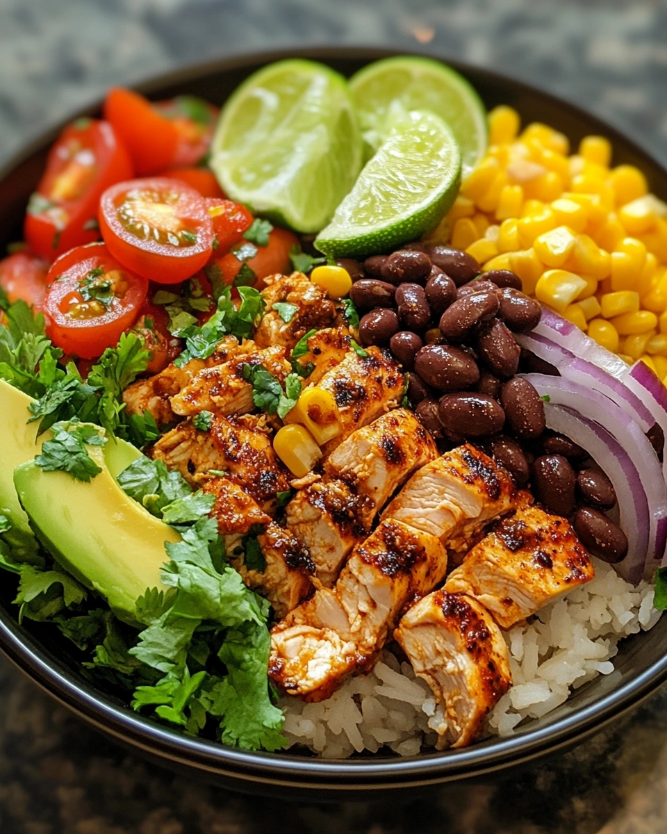 Southwest Chicken Burrito Bowl Recipe