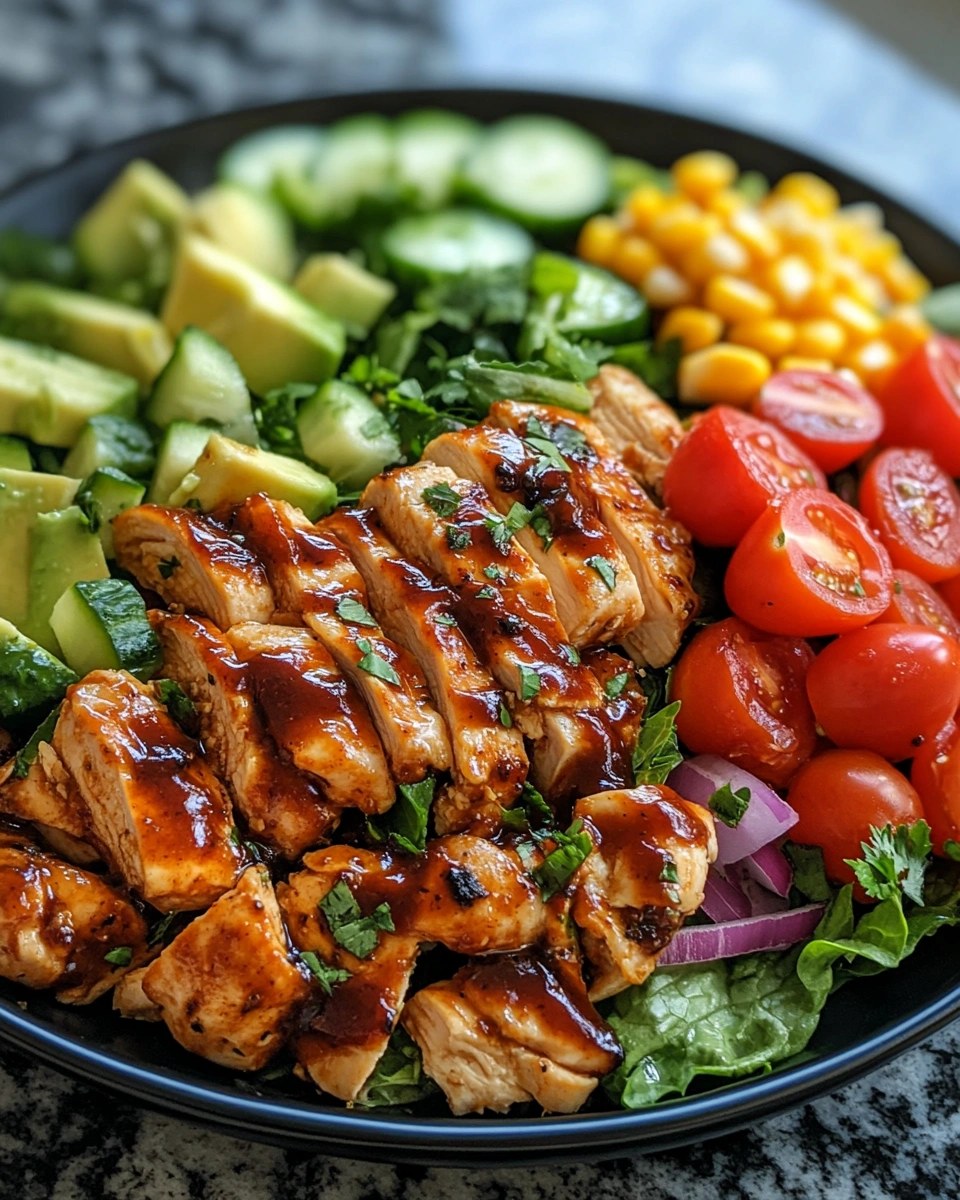 Summer BBQ Chicken Chopped Salad
