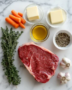 Seared Steak with Garlic Herb Butter and Carrots 29 image 1774762436422