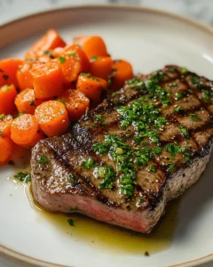 Seared Steak with Garlic Herb Butter and Carrots 28 image 1774762444043