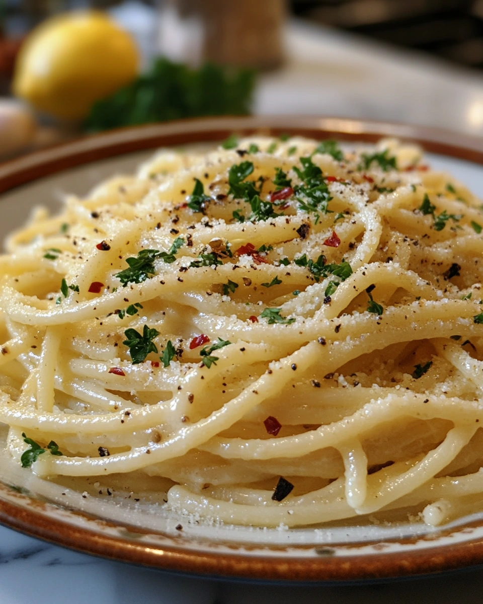 Creamy Roast Garlic and Lemon Pasta Sauce for a Fancy Dinner