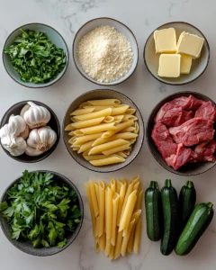 Creamy Steak Penne with Zucchini & Parmesan Cheese 28 image 1775011811014